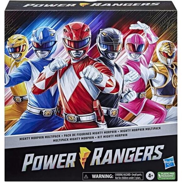 NWT Hasbro Stretchable Kids Action Figure Set 12in 6-Pack Multicolor - Picture 1 of 1